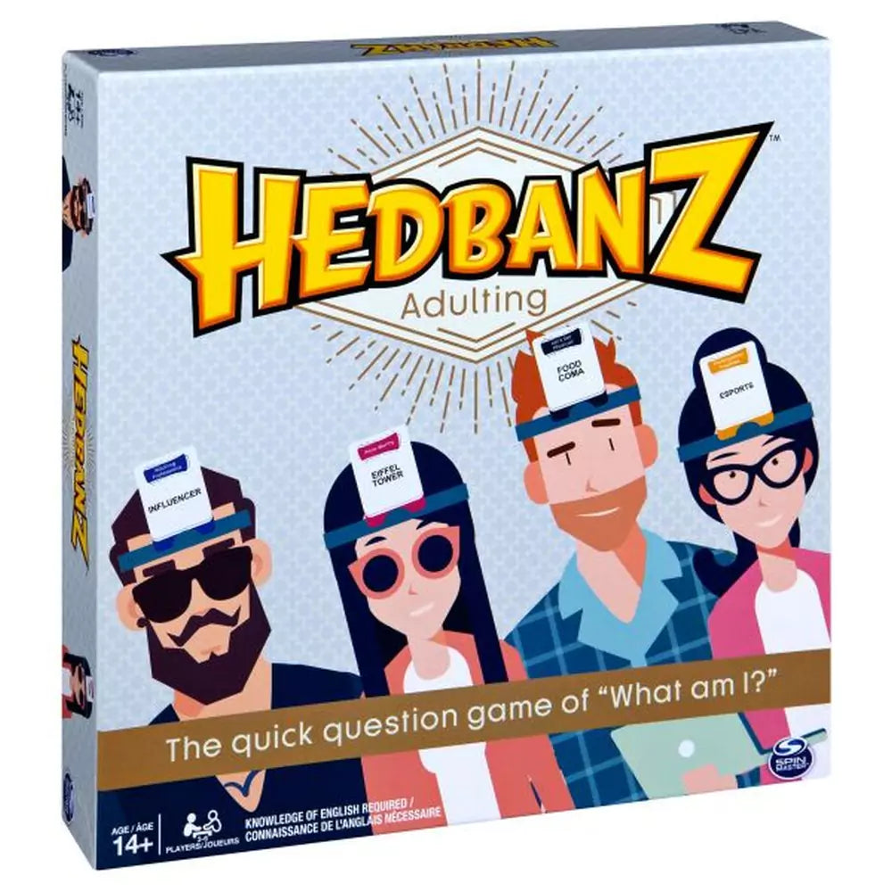 Hedbanz Adulting - társasjáték doboz