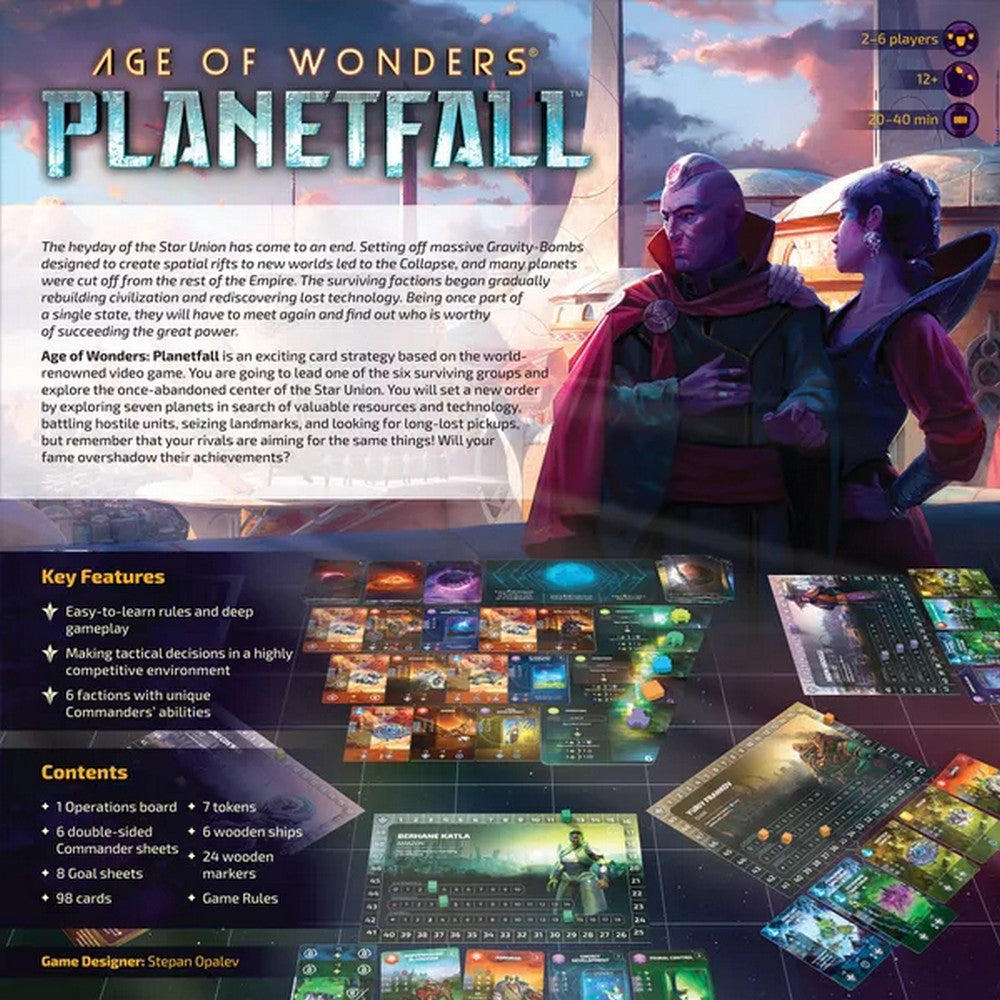 Age of Wonders: Planetfall angol nyelvű társasjáték