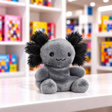 Aurora Palm Pals: Fekete Axolotl plüss figura, 13 cm