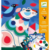 Fantáziadús bestiák - Djeco festhető kártyák DJ09658