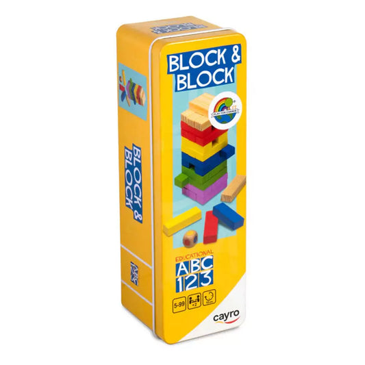 Block & Block fém dobozos ügyességi játék