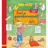 Bori a gyerekorvosnál, kihajtható ablakokkal, magyar nyelvű könyv
