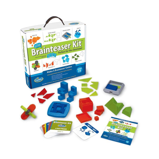 Thinkfun - Brainteaser Kit - Fejtörő készlet doboz es tartalma