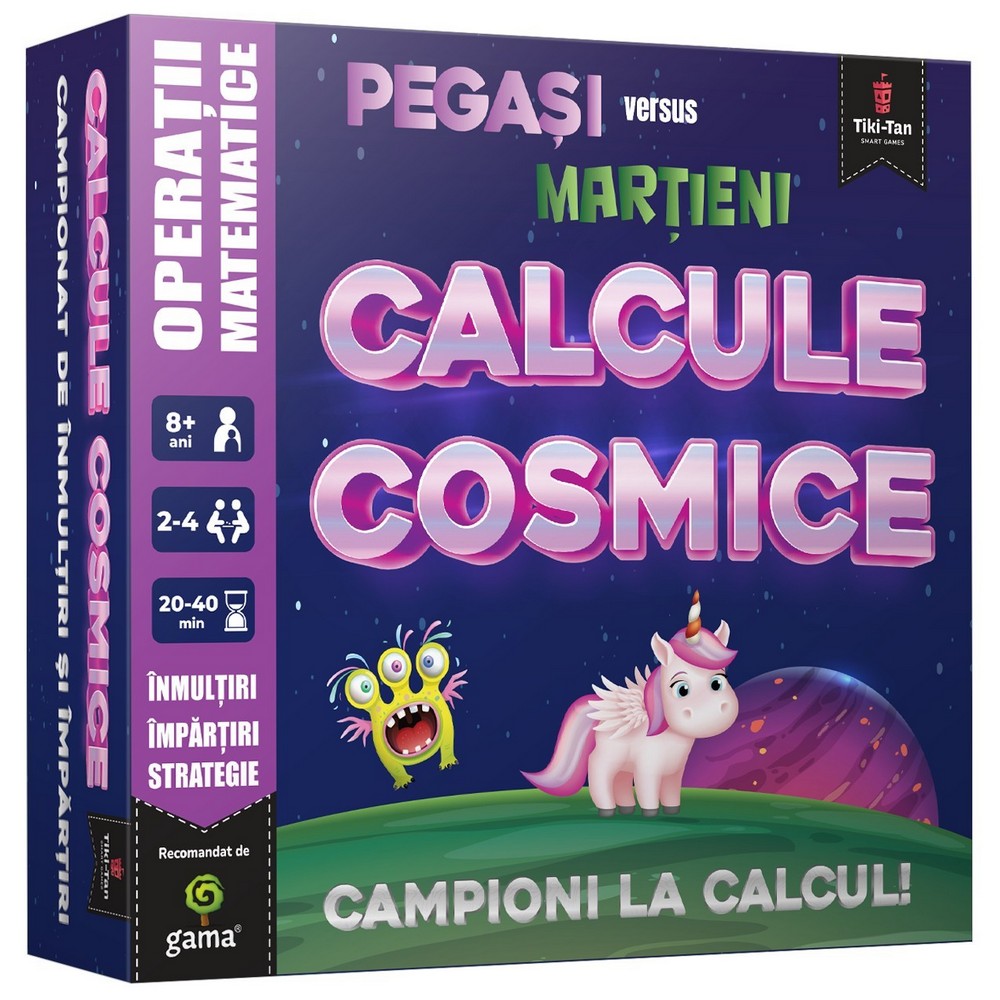 Calcule cosmice, Operații matematice  - román nyelvű társasjáték