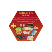 A Catan Big Box 5–6 fős kiegészítője, extra kártyákkal, figurákkal és játékelemekkel, amelyek nagyobb létszámú játékhoz teszik lehetővé az élményt.
