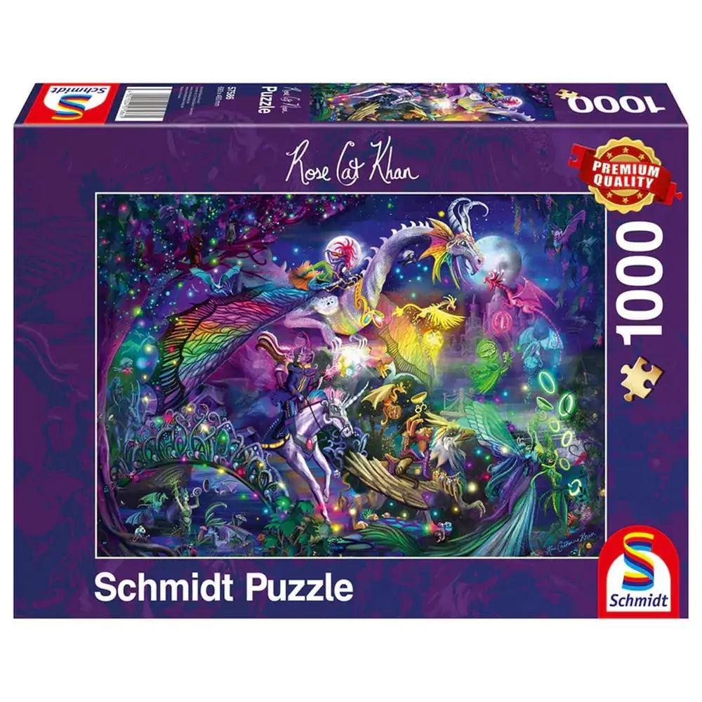 Puzzle Schmidt: Rose Cat Khan - Nyári Éjszaka Cirkusza, 1000 darab
