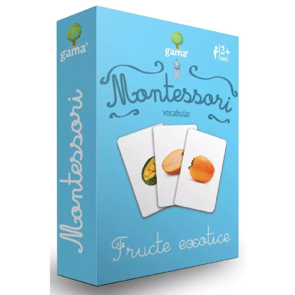 Fructe exotice - Joc Educativ Montessori Cutie