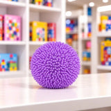 Cool Mix Squishy: Bolyhos tapintású labda 6 cm stresszlevezető játék (lila)