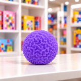 Cool Mix Squishy: Bolyhos tapintású labda 6 cm stresszlevezető játék (lila)