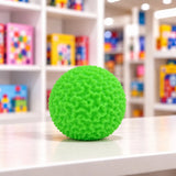 Cool Mix Squishy: Bolyhos tapintású labda 6 cm stresszlevezető játék (zöld)