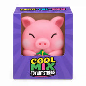 Cool Mix Malac squishy stresszlevezető játék – rózsaszín malac lila díszdobozban