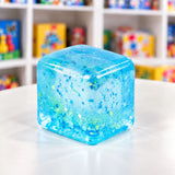 Cool Mix Squishy: Super Gel Cube stresszleveztő játék (kék)