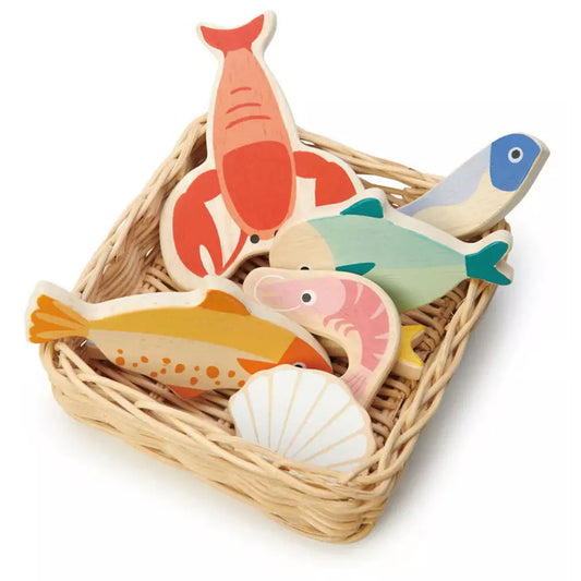 Tengeri gyümölcsök kosár - Seafood basket - 7 darab - TL8289