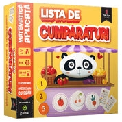 Lista de cumpărături, joc educativ  román nyelvű társasjáték