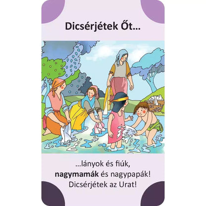 Dicsérjétek az Urat - kvartett játék magyar nyelvű társasjáték