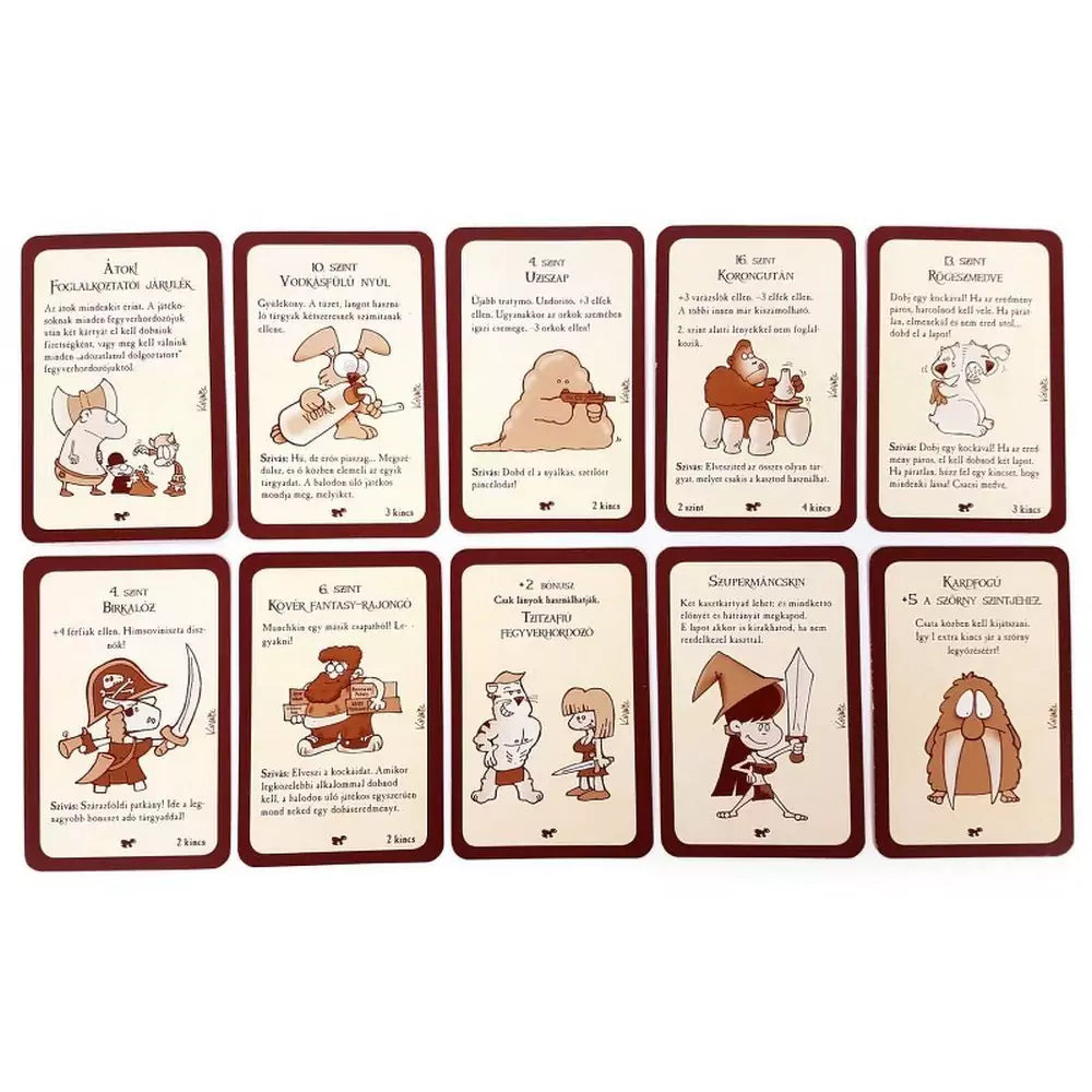 Munchkin 4 - Dobj egy hátast! magyar nyelvű társasjáték