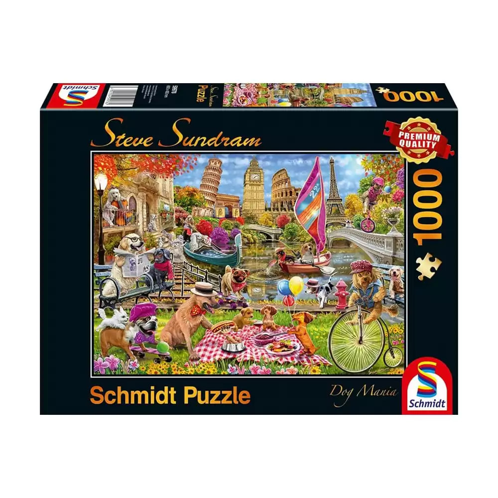 Puzzle Schmidt: Dog Crazy, 1000 darab