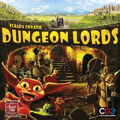 Dungeon Lords - Angol nyelvű társasjáték Doboz eleje