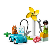 LEGO DUPLO Szélturbina és elektromos autó 10985