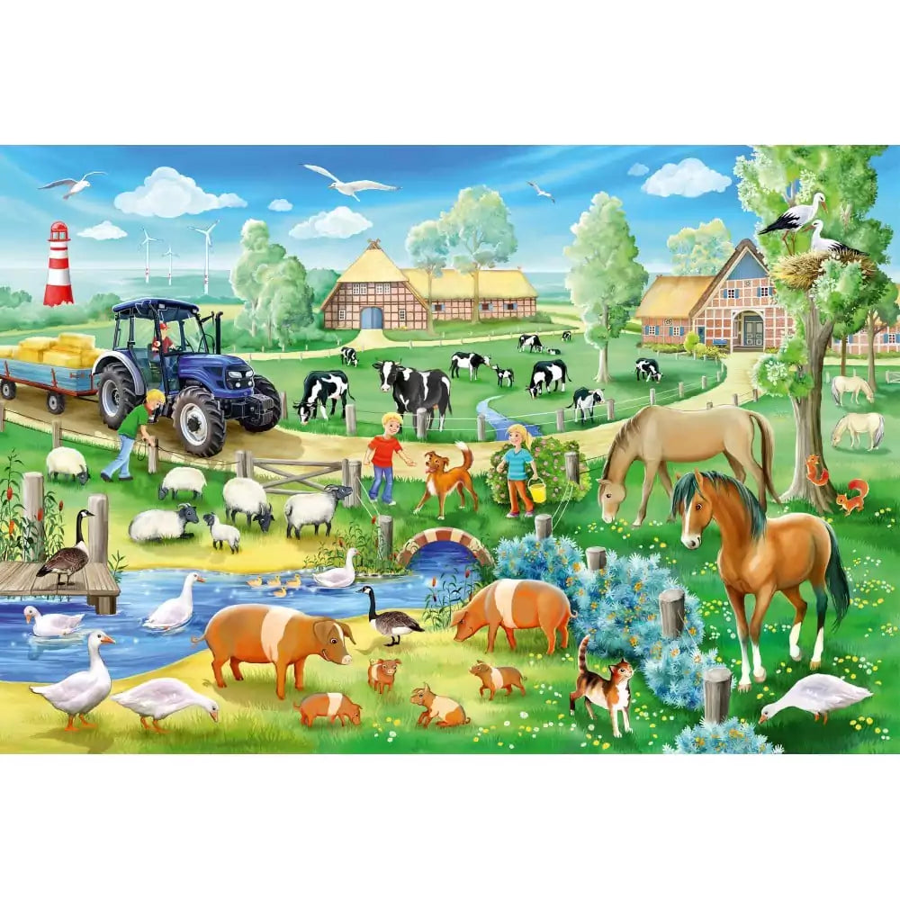 Puzzle: Élet a farmon (3x48 darabos)