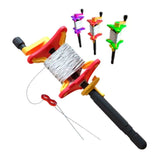 Háromszög alakú markolat 60 méter zsinórral sárkányeregetéshez