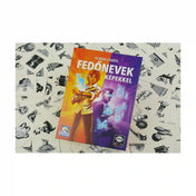 Fedőnevek képekkel társasjáték képkártyái és játékdoboza.