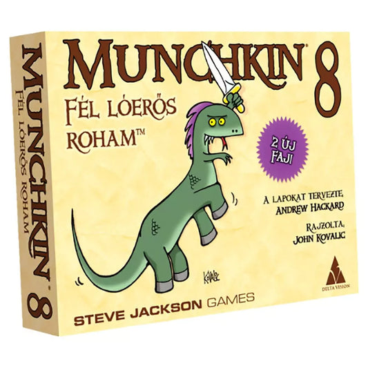 Munchkin 8 - Fél lóerős roham magyar nyelvű társasjáték