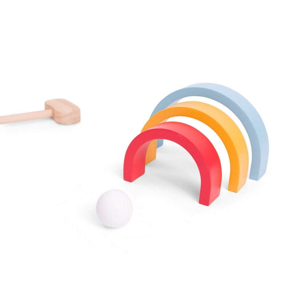 Fa golfkészlet, BS Toys GA474 jatekelemek