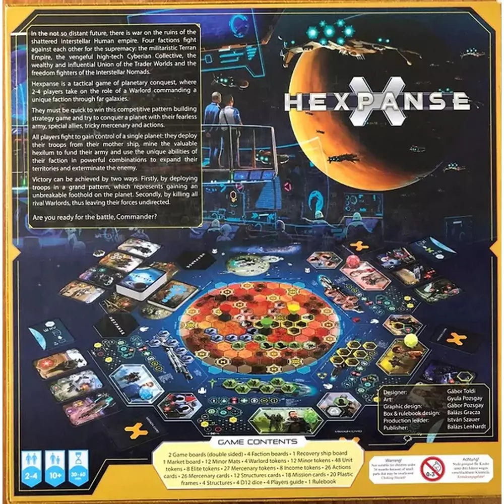 Hexpanse - Admiral's Edition társasjáték