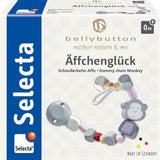 Selecta Monkey rózsaszín cumilánc