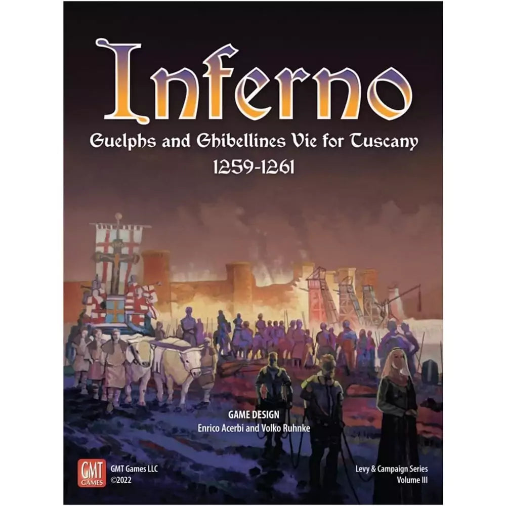 Inferno - Angol nyelvű társasjáték doboza