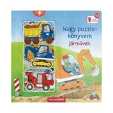 Nagy puzzle-könyvem Járművek magyar nyelvű könyv