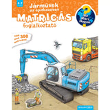 Járművek az építkezésen, Mit? Miért? Hogyan? Matricás foglalkoztató