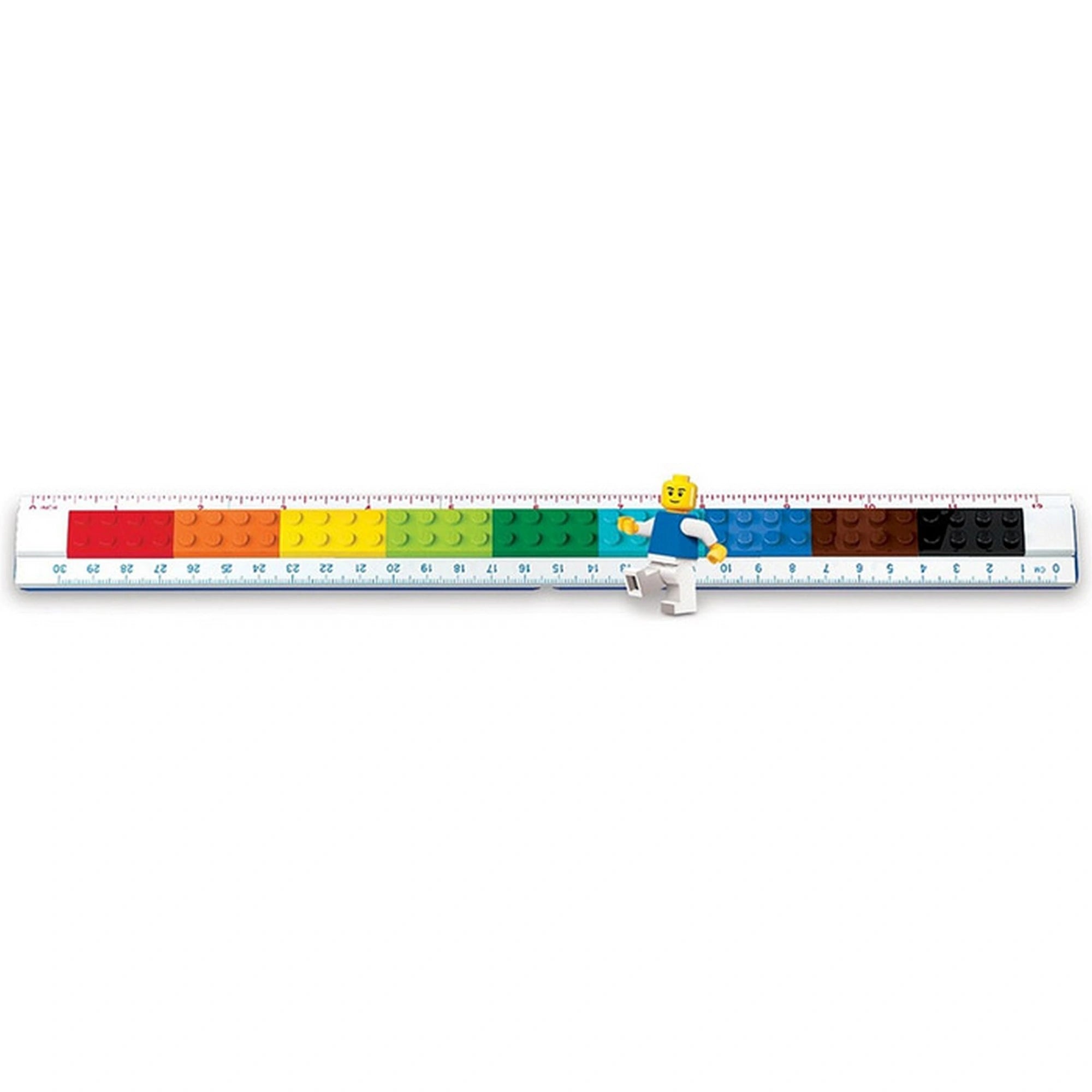 LEGO Classic: Építhető vonalzó minifigurával 52558 15–30 cm között állítható vonalzóval és LEGO minifigurával.