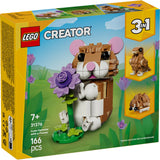 LEGO Creator: Aranyos hörcsög egy virággal 31376, 166 darabos