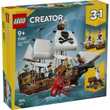 LEGO Creator: Ikonikus kalózhajó 31387, 1074 darabos