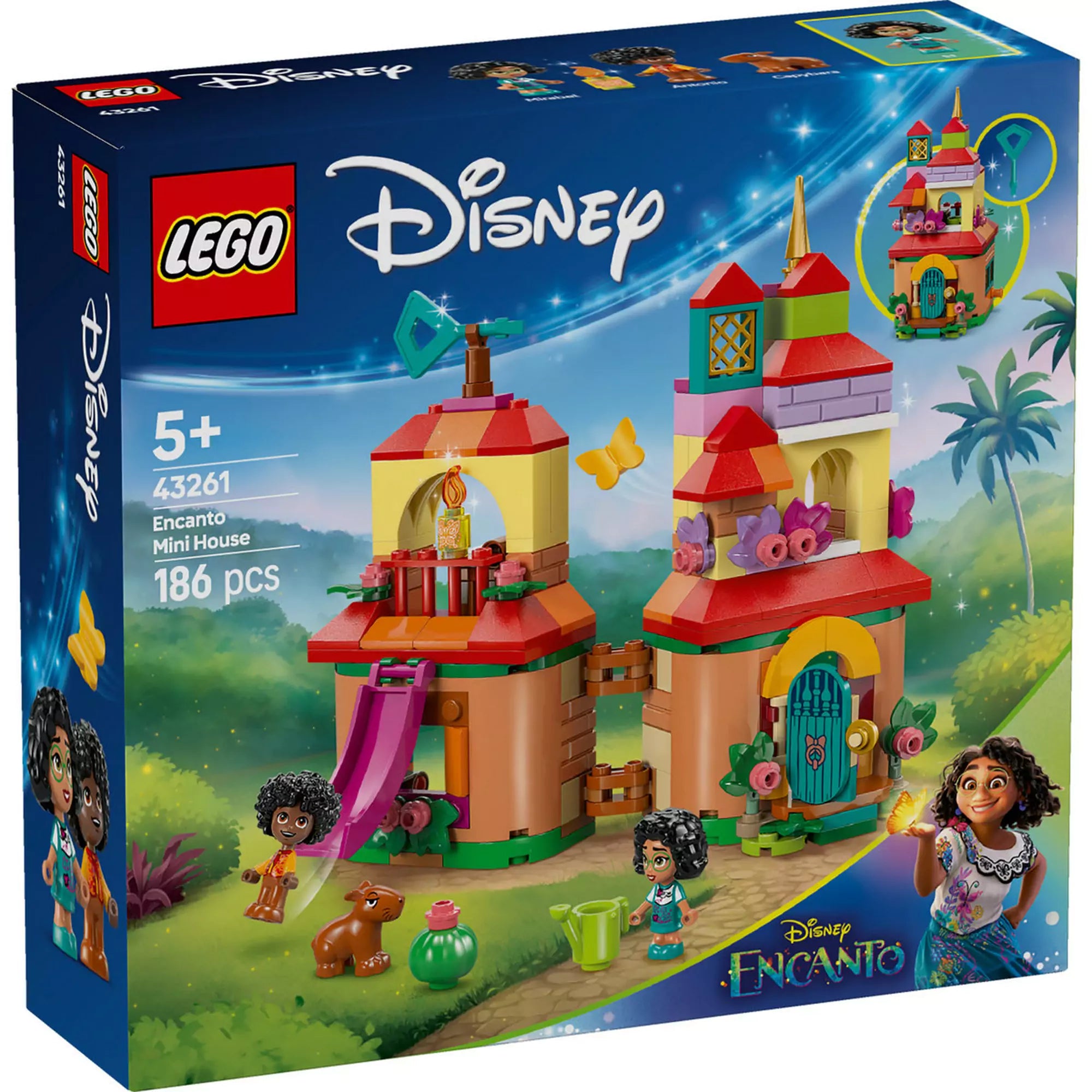 LEGO Disney Encanto miniház (43261) - Színes doboz a varázslatos Encanto világát bemutató készlettel.