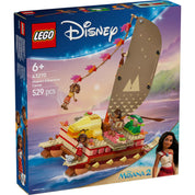 LEGO Disney Vaiana kalandokkal teli kenuja (43270) – Színes csomagolás a kalandvágyó történetmesélők számára.