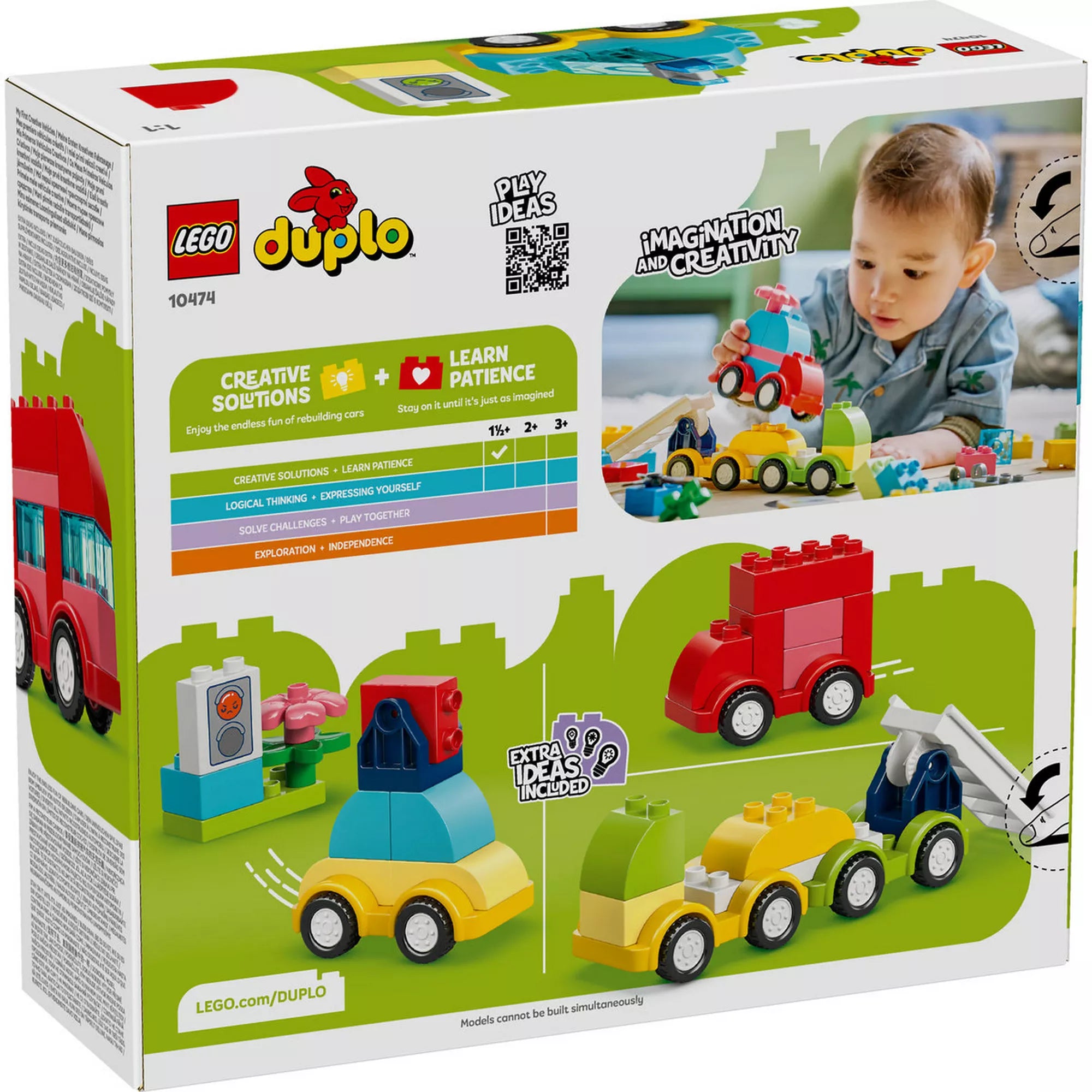 LEGO DUPLO: Kreatív járművek, 10474, 42 darabos