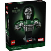 LEGO Marvel Doctor Doom mellszobor 76345, 379 darabos készlet doboza