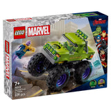 LEGO Marvel: Hulk óriási terepjárója vs. Thanos 76312, 229 darabos