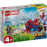 LEGO Marvel: Motorkerékpáros Pókember vs. Rhino 11206, 61 darabos
