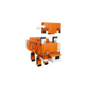 LEGO Minecraft: A róka 21588 mozgatható fejjel, a játékfunkció bemutatása nyilakkal