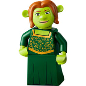 LEGO Fiona minifigura zöld ruhában a Shrek-sorozat 71053 kollekcióból