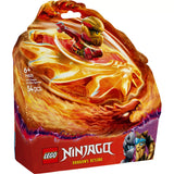 LEGO NINJAGO: Kai sárkány Spinjitzu pörgettyűje 71823, 54 darabos