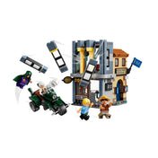 LEGO ONE PIECE Leszámolás Smoker kapitánnyal jelenet robbanó épületfunkcióval, Smoker motorkerékpárjával és akciójelenettel.