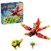 LEGO Sonic the Hedgehog Tails Tornado-1 készlet doboza, repülője és figurái.