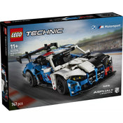 LEGO Technic BMW M4 GT3 EVO versenyautó 42226 dobozkép, BMW Motorsport színekben készült 747 darabos LEGO Technic modellautó.