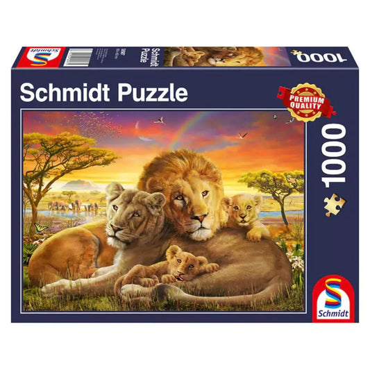 Puzzle Schmidt: Loving Lions, 1000 darab