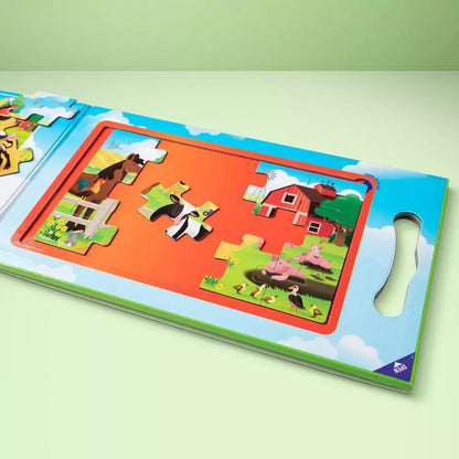 Melissa & Doug, mágneses puzzle, farm